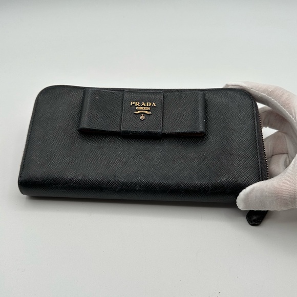 Prada Saffiano Zip Around Wallet - Picture 2 of 9
